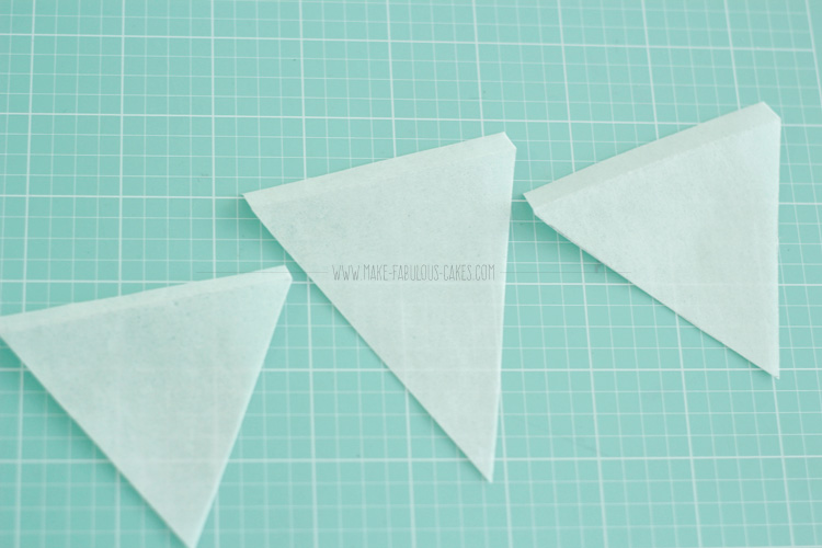 wafer paper bunting tutorial